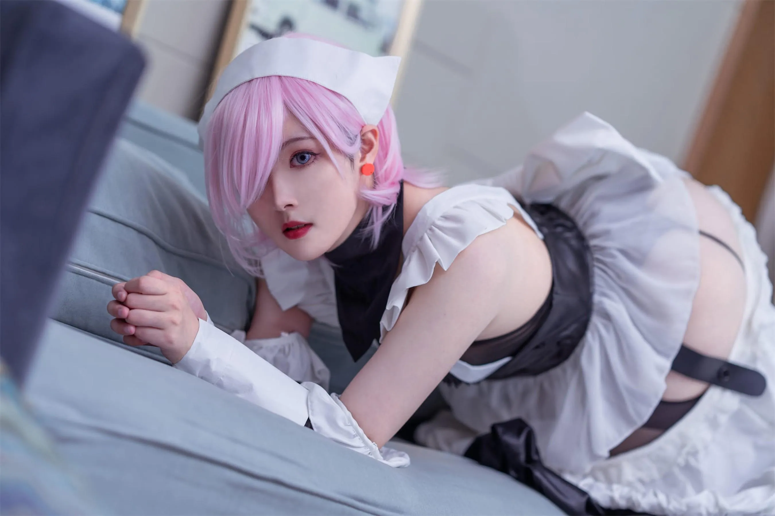 Natsuko夏夏子 – NO.17 宫本武藏女仆 [39P]插图1